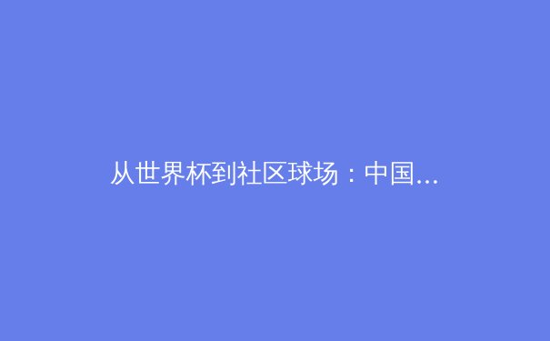 从世界杯到社区球场：中国体育产业的黄金十年与未来挑战
